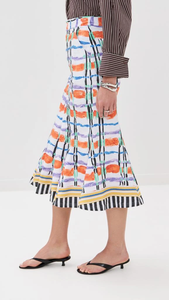 STELLA JEAN Printed Midi Skirt 4