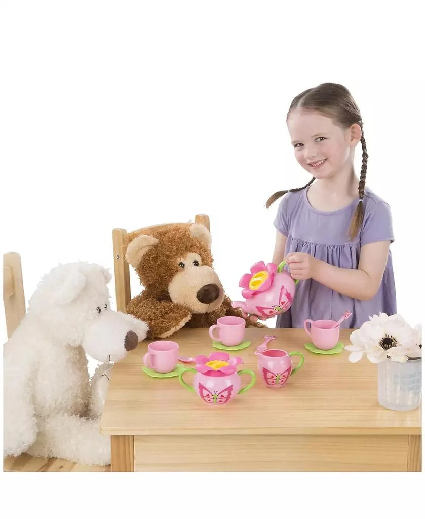 Melissa & Doug Melissa & Doug Butterfly Tea Set (15 pcs) - Play Food Accessories 5