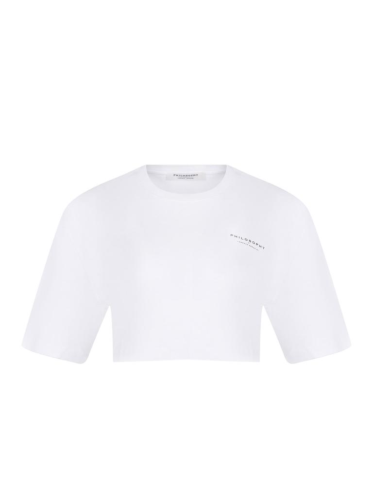 PHILOSOPHY di LORENZO SERAFINI Philosophy Di Lorenzo Serafini Cropped T-Shirt
