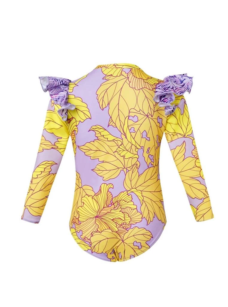 Lia Sahara Lia Sahara - Girl
s Zipper Long Sleeve One Piece 2