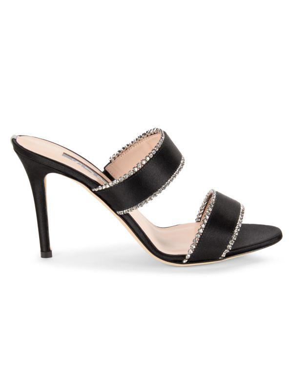 SJP by Sarah Jessica Parker Blossom Rhinestone Heel Sandals