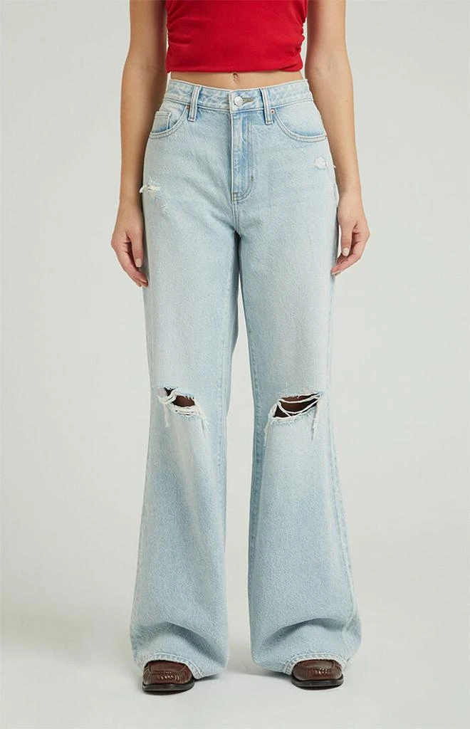 PacSun Jessie Light Indigo High Waisted Baggy Jeans 1