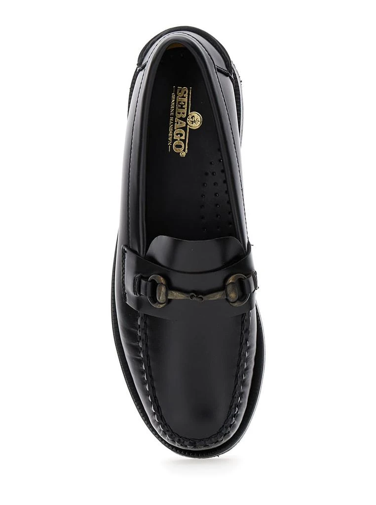 SEBAGO joe Black Pull-on Loafers With Horsebit Detail In Leather Man 4