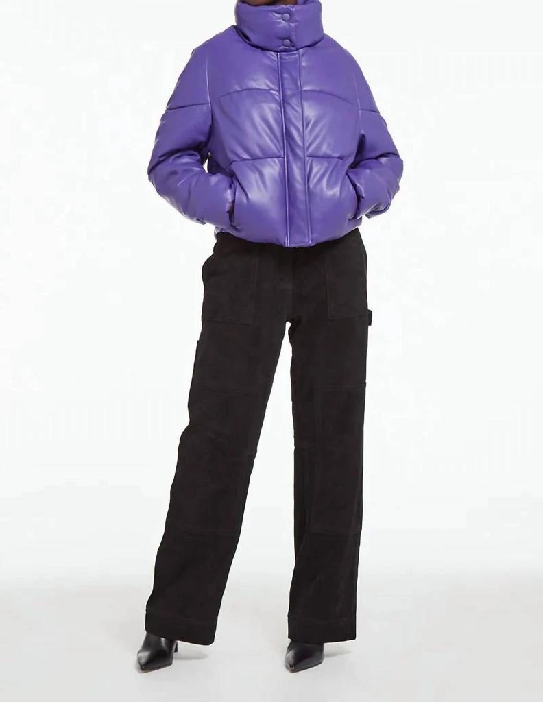 Apparis Jemma Puffer Jacket In Electric Purple 1