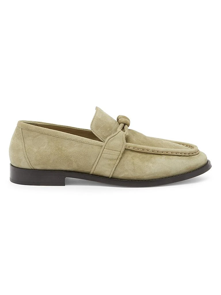 Bottega Veneta Astaire Leather Knot-Detail Loafers  display picture 2