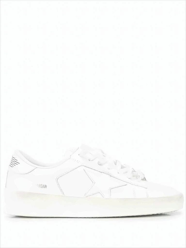Golden Goose Minimalist White Low-Top Sneakers