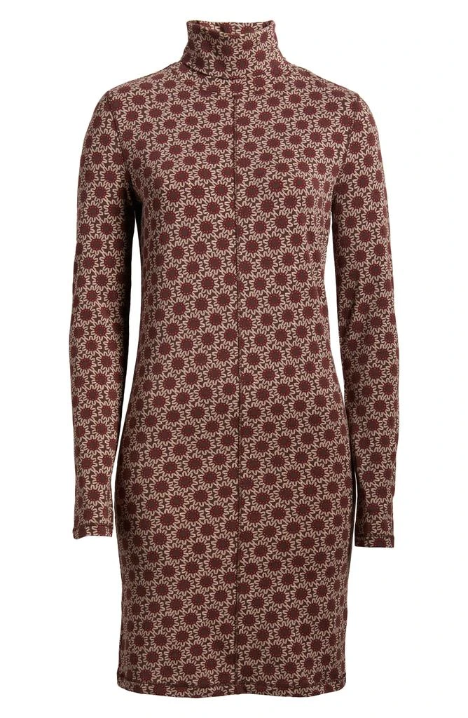 Nation LTD Astrid Floral Turtleneck Long Sleeve Dress 5