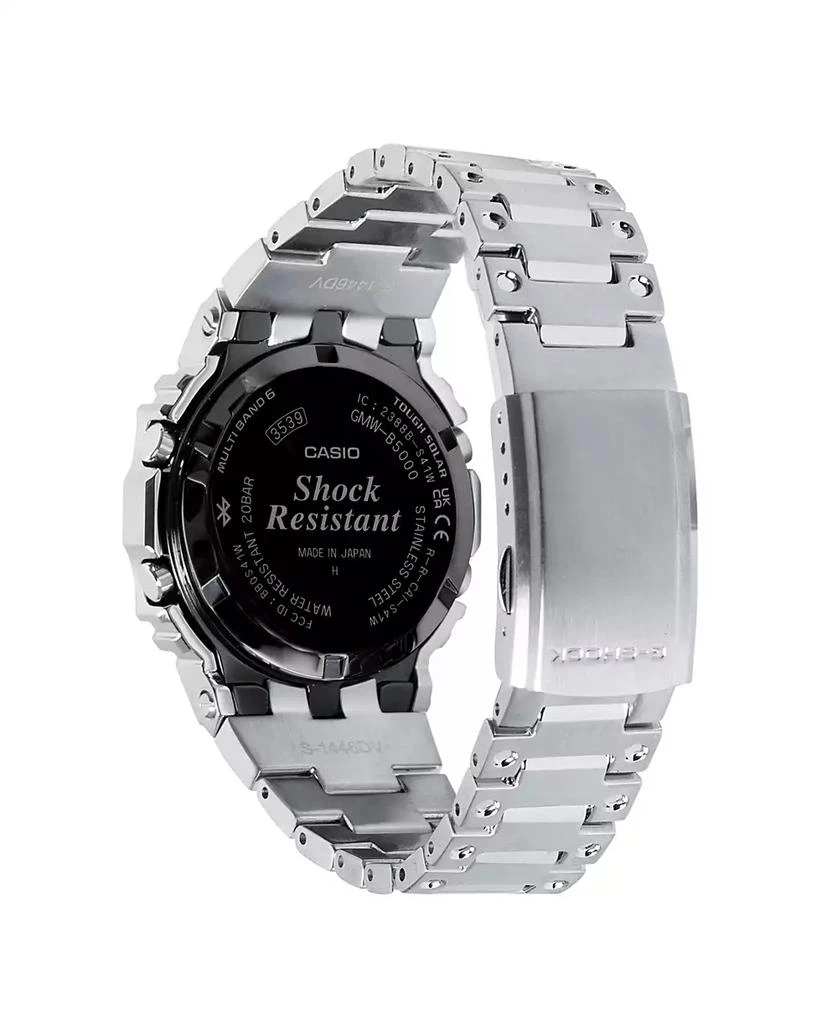 G-Shock Mens Digital Silver Tone Stainless Steel Watch, 49.3mm, GMWB5000D-2 3