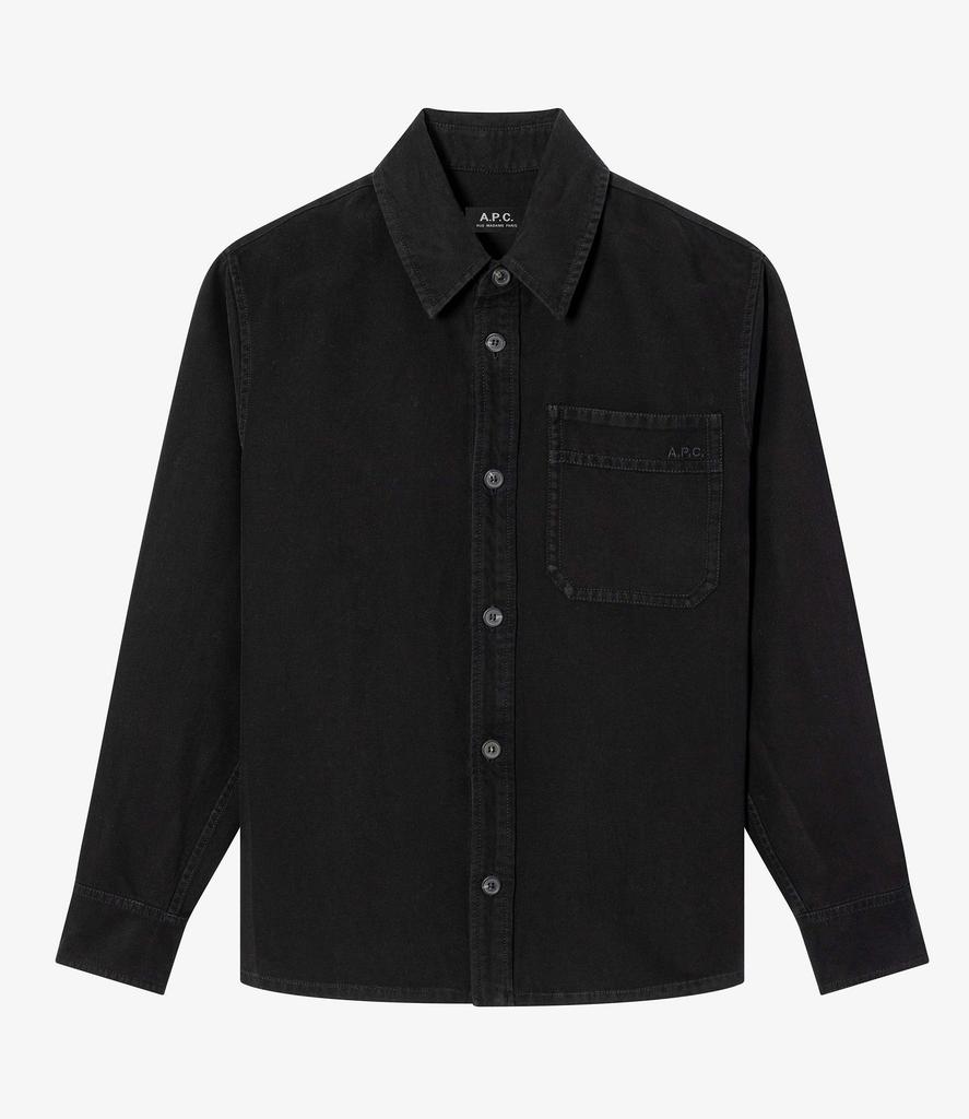 A.P.C. Basile Brodée Poitrine overshirt