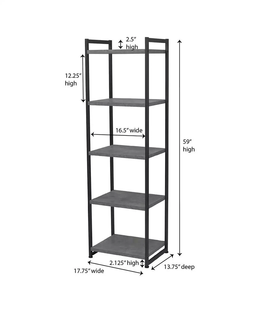 Household Essentials Bookshelf Tower 3