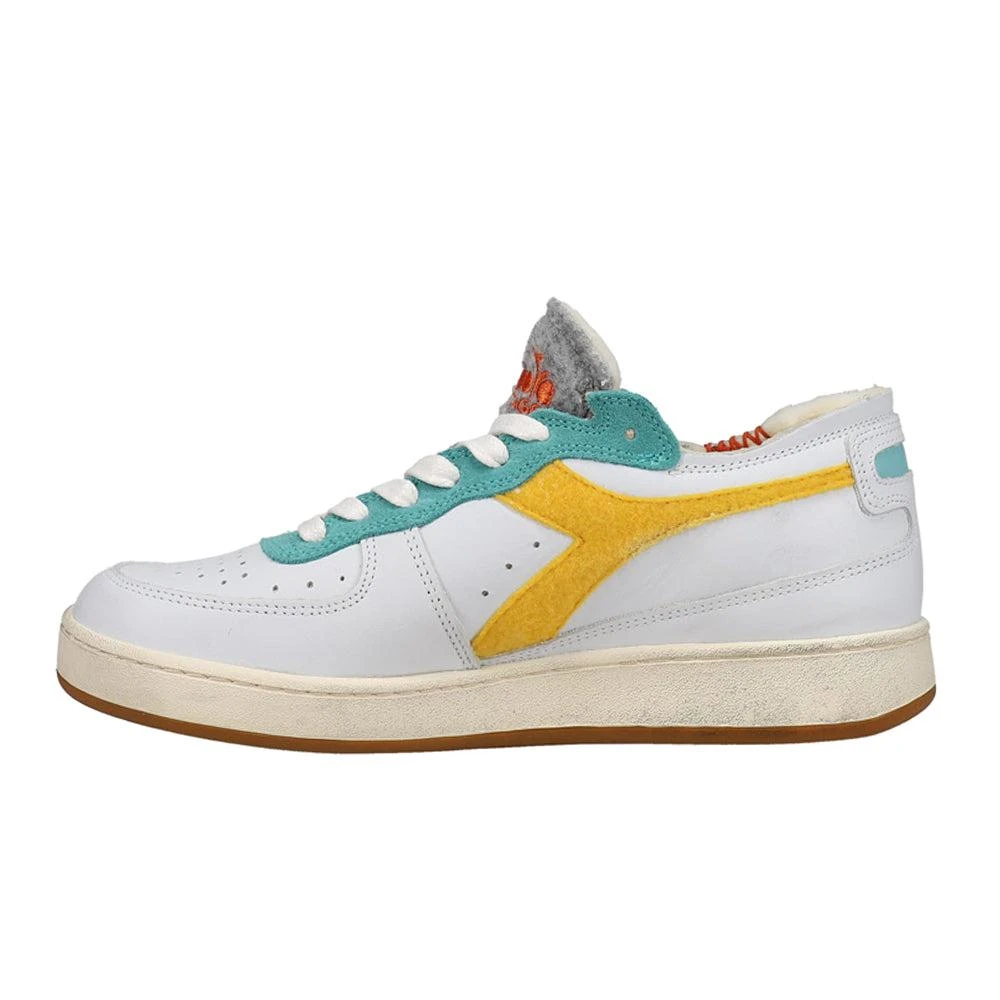 Diadora Mi Basket Row Cut Tennis Lace Up Sneakers 3