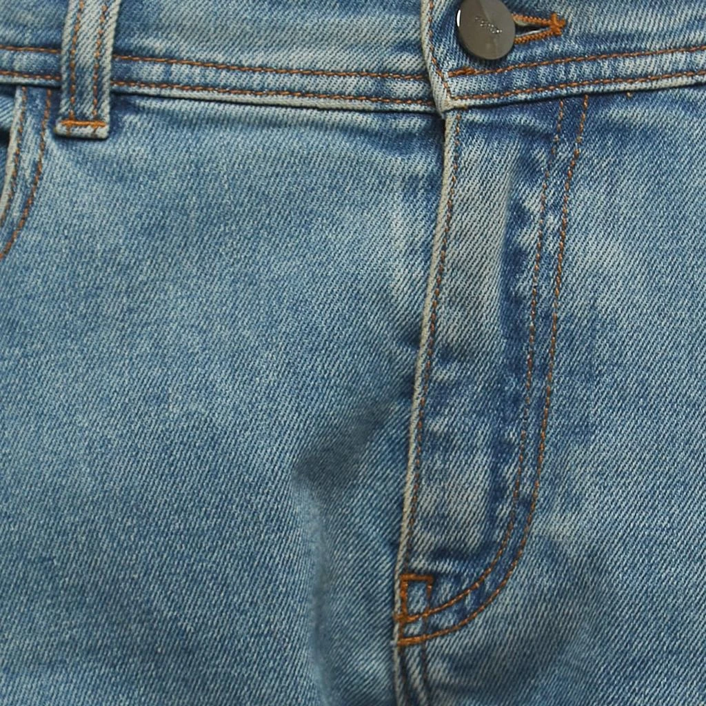 Fendi Fendi Blue Denim I Love Karl Boyfriend Jeans M Waist 34" 3