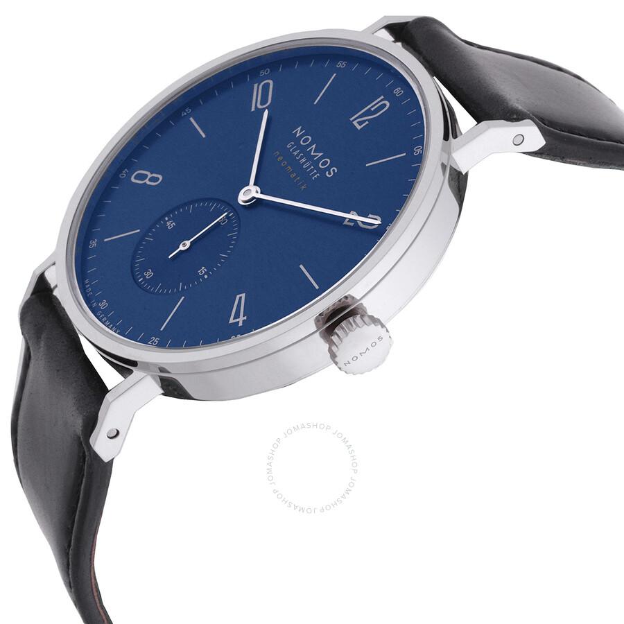 Nomos Glashutte Tangente Neomatik Automatic Blue Dial Men's Watch 145