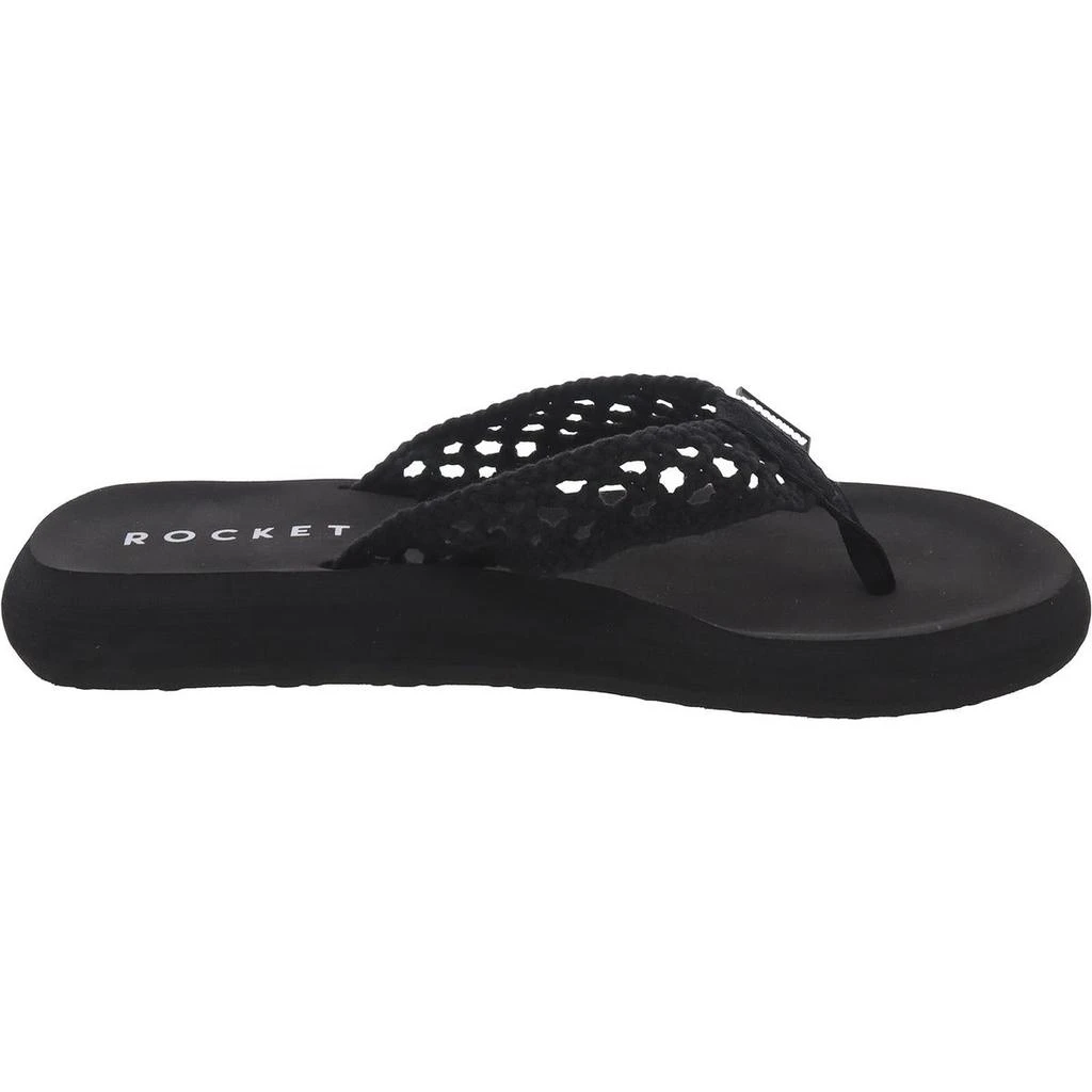 Rocket Dog Sunset Woven Womens Crochet Slip-On Thong Sandals 3