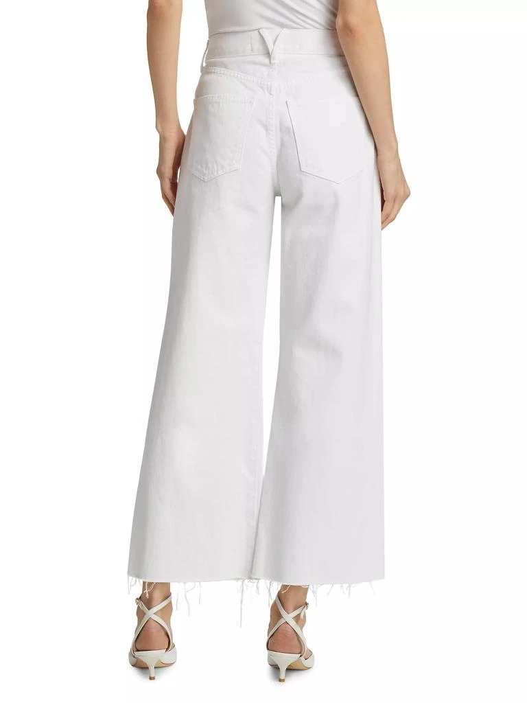 VERONICA BEARD Taylor High-Rise Cropped Wide-Leg Jeans 5