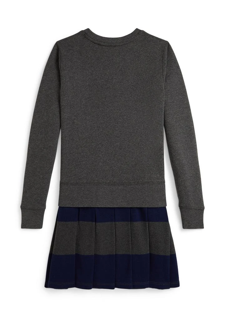 Ralph Lauren Girls 7-16 Big Pony Fleece Sweatshirt Dress 3