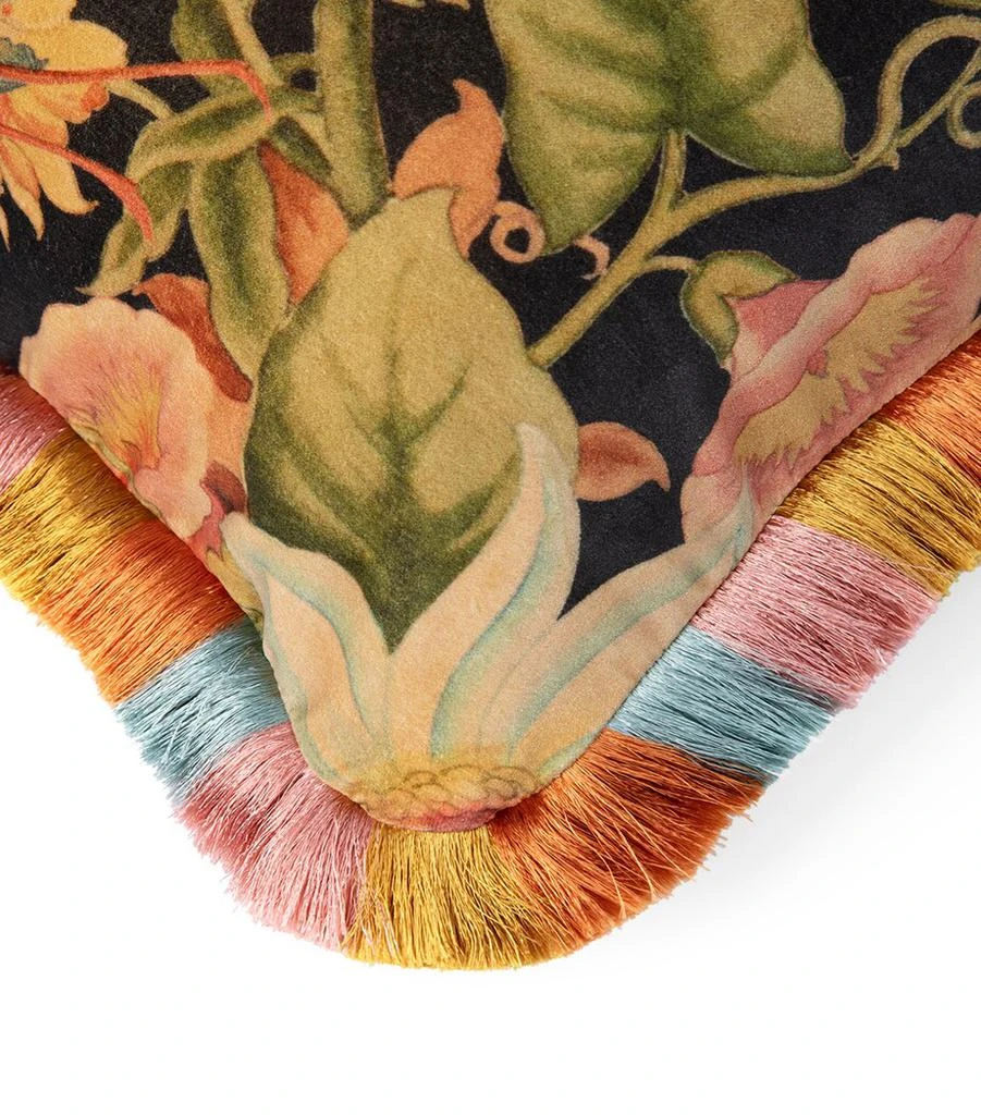 House of Hackney Medium Velvet Amatoria Fringed Cushion (45cm x 45cm) 3