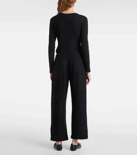 Leset Lauren jersey wide-leg sweatpants 3