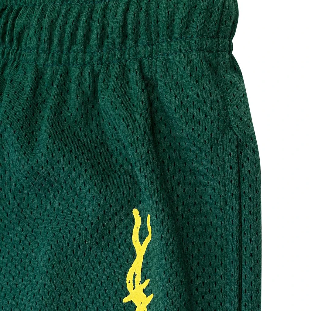 Warren Lotas BAT REAPER MESH GREEN SHORTS 3