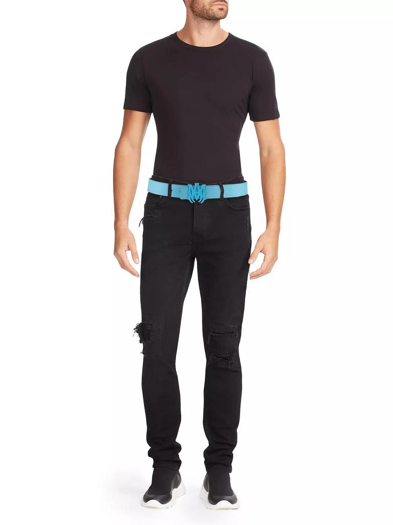 AMIRI MA Buckle Leather Reversible Belt 3