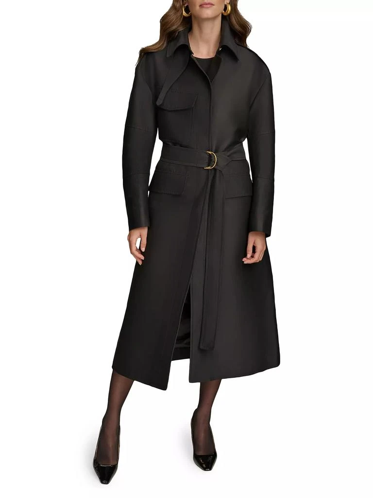 Donna Karan Safari Sateen Trench Coat 1