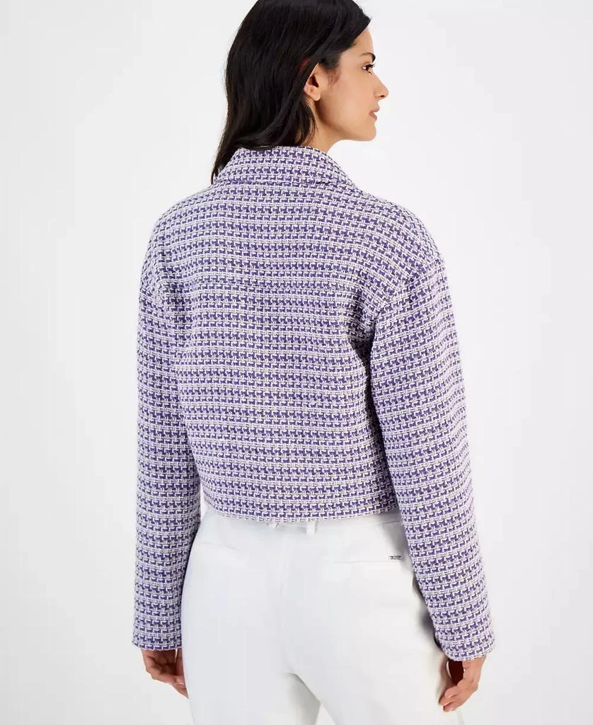 Hugo Boss Women's Aselina Zip-Front Woven Long-Sleeve Cropped Jacket 2