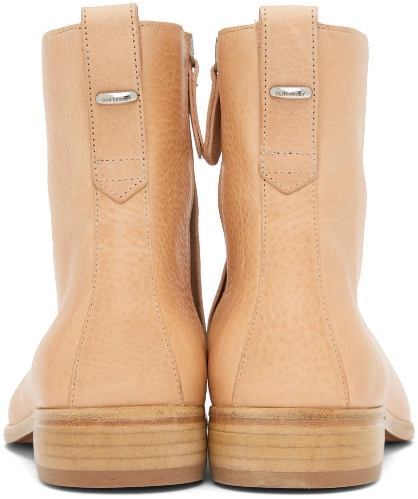 Our Legacy Beige Michaelis Boots 2