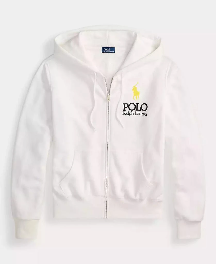 Ralph Lauren Women's Big Pony Lightweight Fleece Zip Hoodie Sweatshirt 5