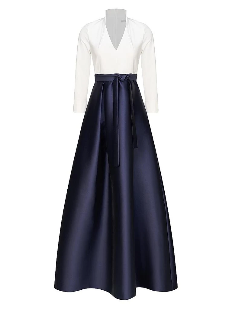 Kay Unger Phoebe Swan-Neck Gown 1
