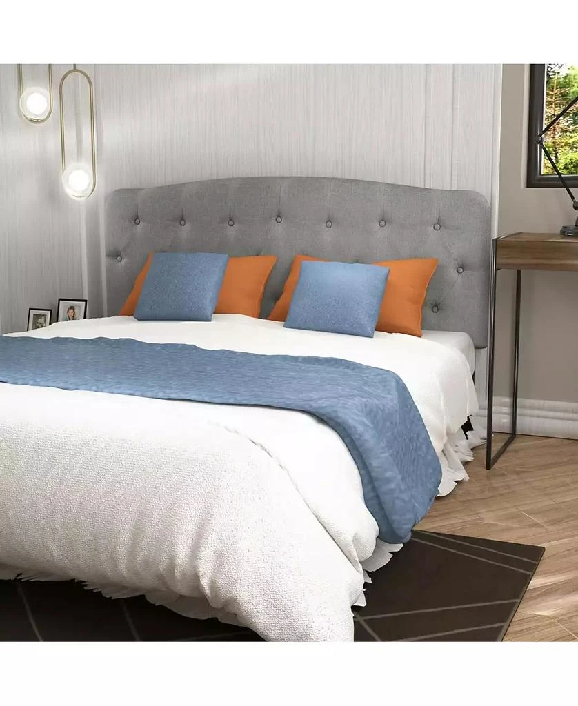 GOUUN Faux Linen Headboard with Adjustable Heights 4