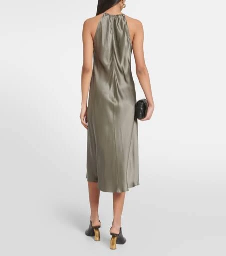 Nili Lotan Eglantine halterneck silk midi dress 3
