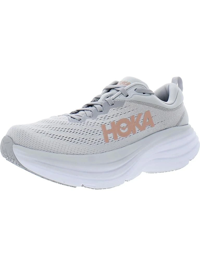 Hoka One One Bondi 8 Womens Mesh Running Athletic and Training Shoes 6