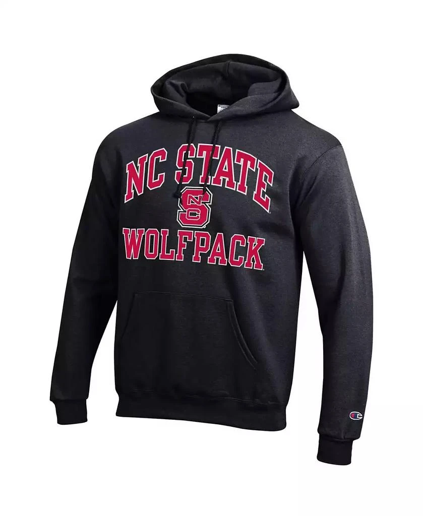 CHAMPION Men's Black NC State Wolfpack High Motor Pullover Hoodie 3