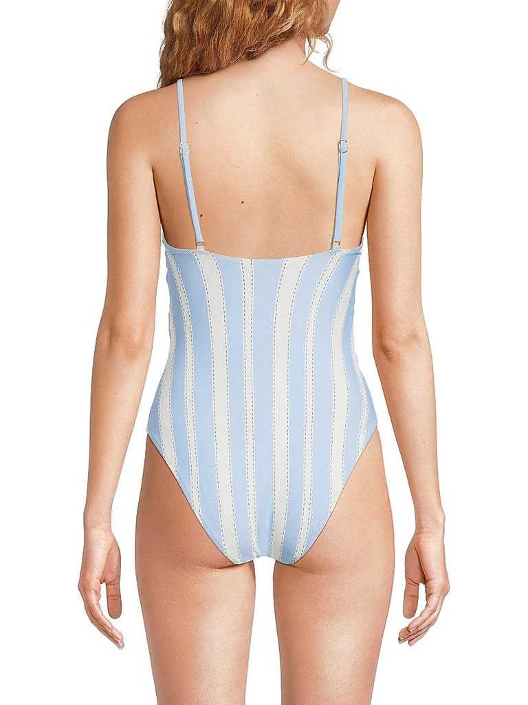 LEMLEM Elene Striped One-Piece Swimsuit 5