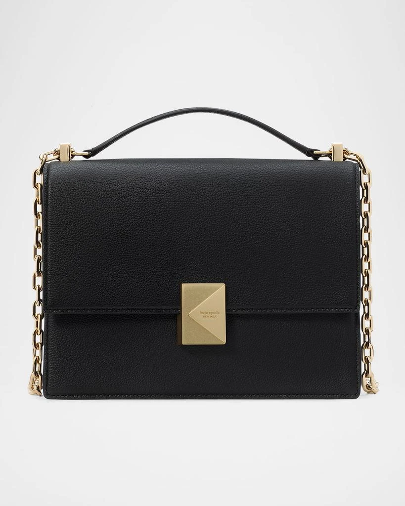 Kate Spade deco pebbled leather shoulder bag 1