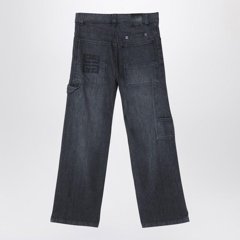 デニム・ジーパン GIVENCHY Chain jeans with logo Givenchy Black denim jeans with logos - Leggings - Save