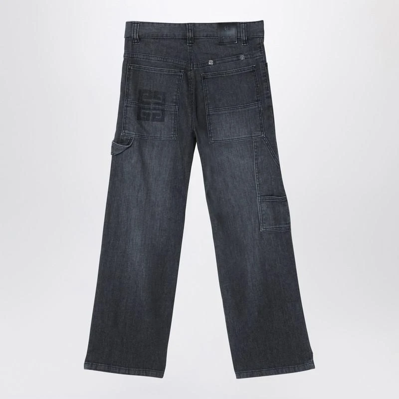 Givenchy Black denim jeans with logos 2