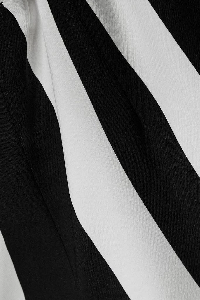 Sergio Hudson Striped stretch-crepe wide-leg pants 4