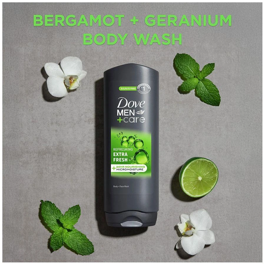 Dove Refreshing Body and Face Wash Extra Fresh 6