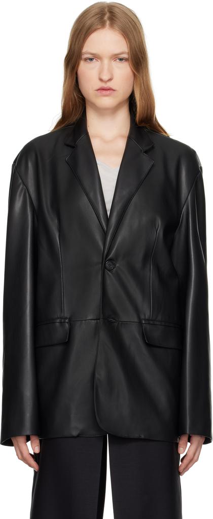 Shop Black Boyfriend Leather Jacket on Sale at BeyondStyle Shop Black Boyfriend Leather Jacket on Sale at BeyondStyle