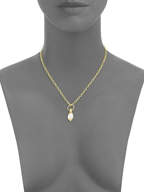 Temple St. Clair Florence86 Rock Crystal 
18K Yellow Gold Amulet 3
