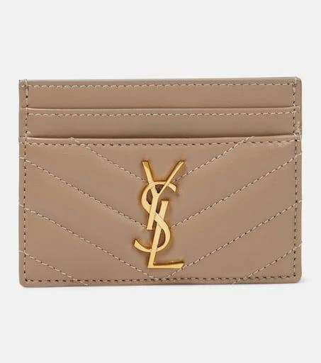 Yves Saint Laurent Cassandre matelassé leather cardholder 1