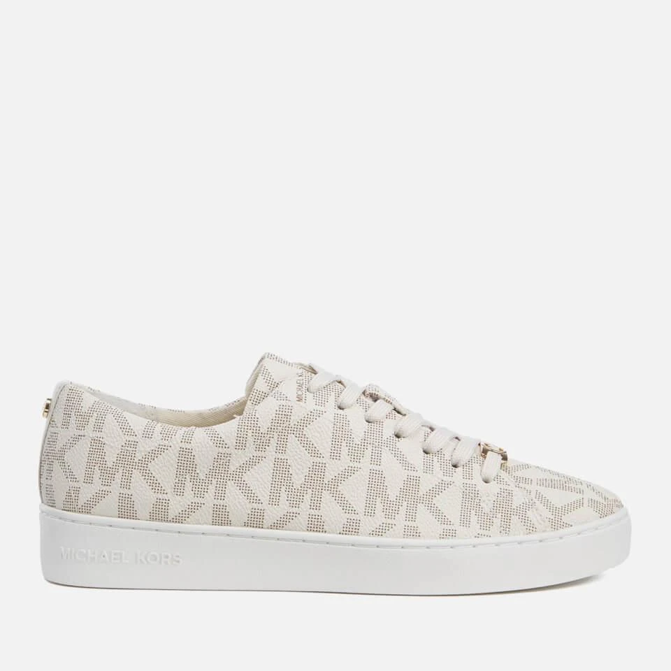 MICHAEL Michael Kors MICHAEL MICHAEL KORS WOMEN'S KEATON CUPSOLE TRAINERS - VANILLA 1