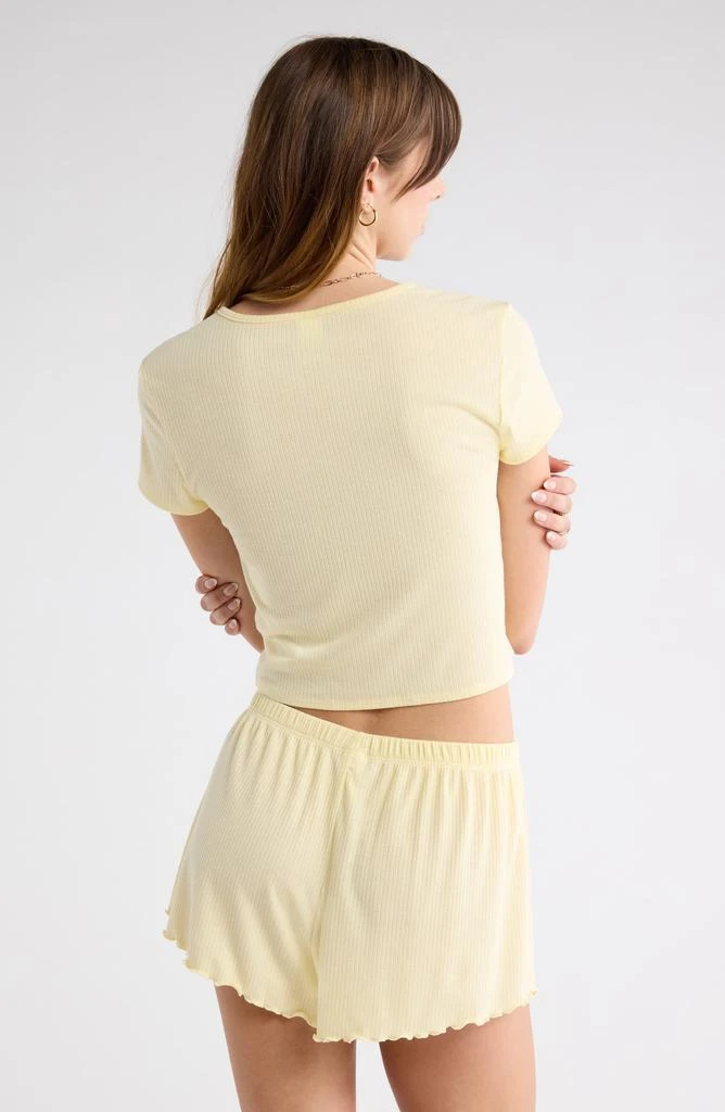 Abound Ribbed Shortie Pajamas 3