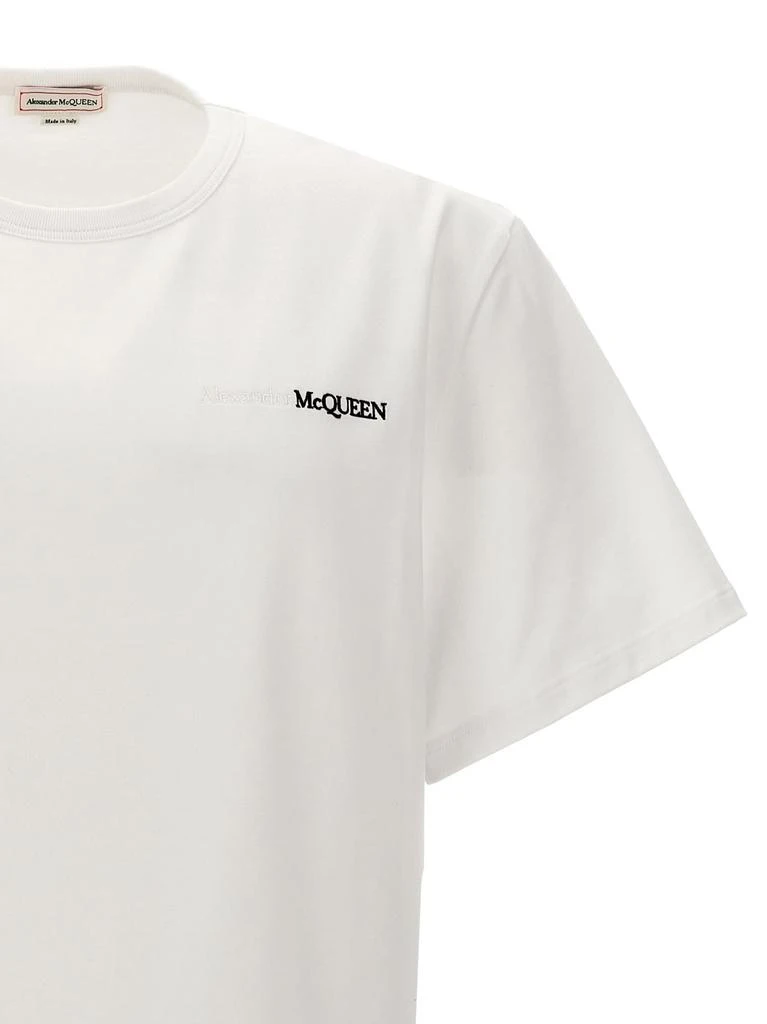 Alexander McQueen Logo Embroidery T-shirt 3