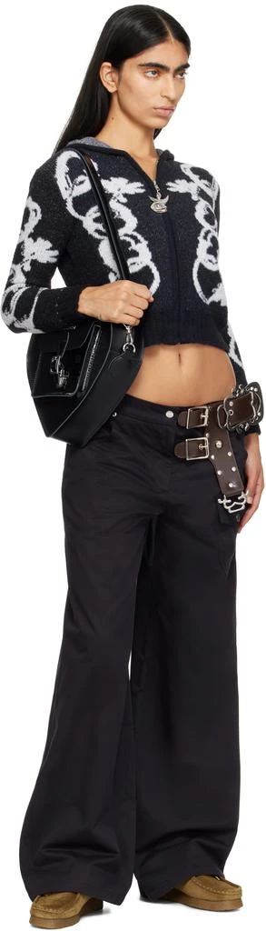 Dr. Martens Black Heart Shaped Leather Backpack 4