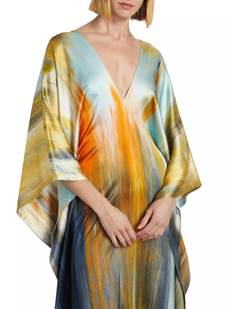 Oscar de la Renta Abstract Marocaine Caftan 6