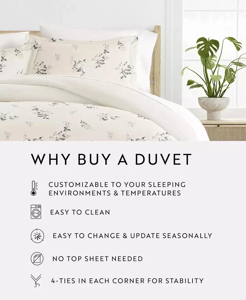 IENJOY HOME Timeless Pattern Reversible 2-Pc. Duvet Cover Set 4