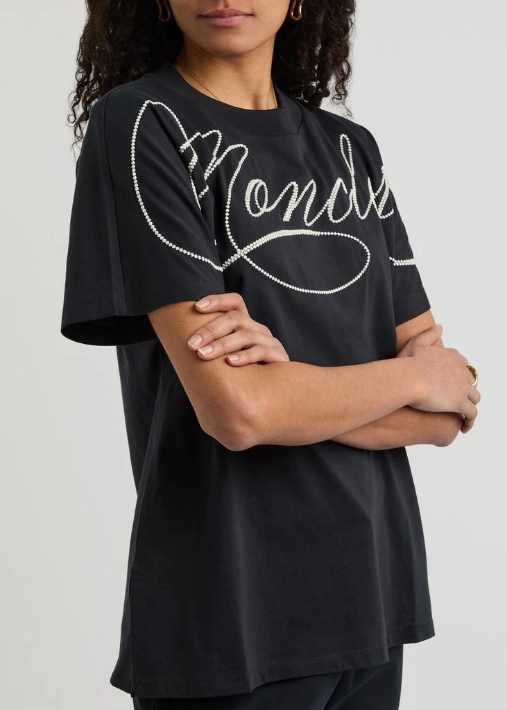 Moncler Logo-embroidered cotton T-shirt 5