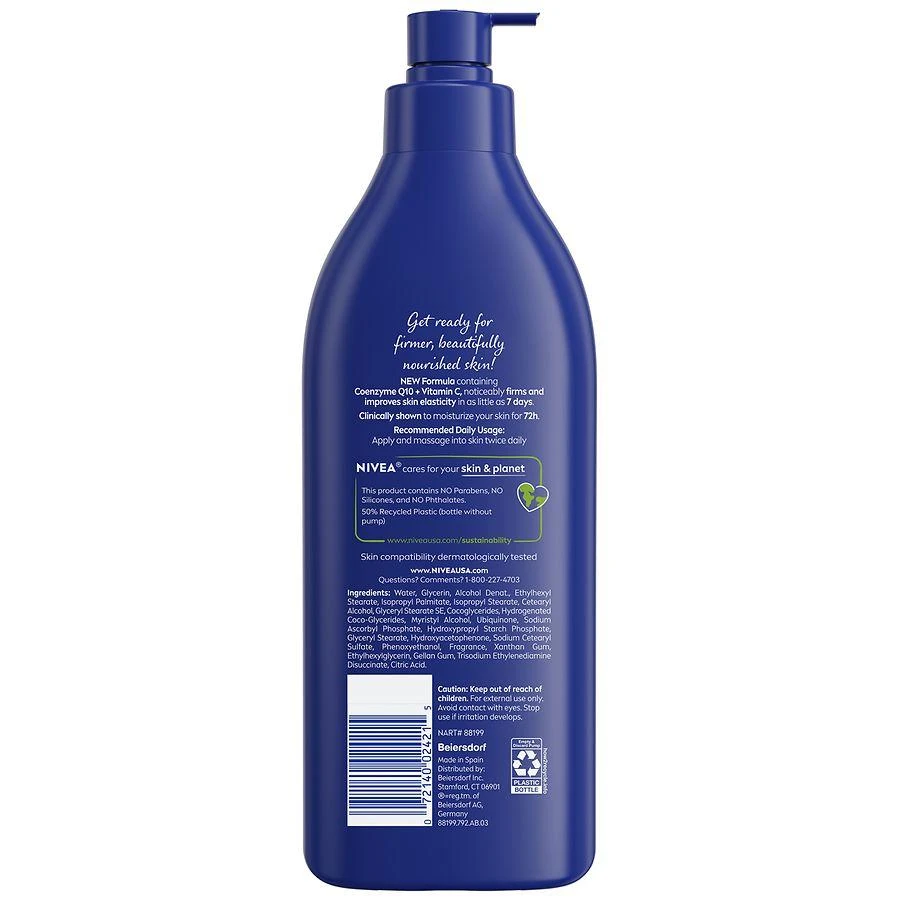 Nivea Nourishing Hydration Skin Firming Body Lotion for Dry Skin 8
